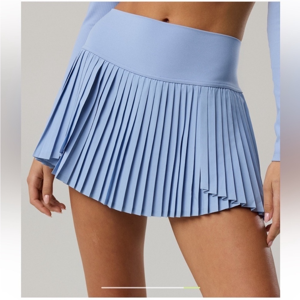 Aerie Light Blue Pleated Tennis Skort Size Small Tennis Prep - Picture 3 of 14